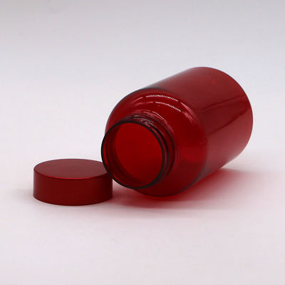 PET Plastic Type 175ML/6OZ Capsule Pill Medicine Bottle with CRC Screw Flip Top Caps