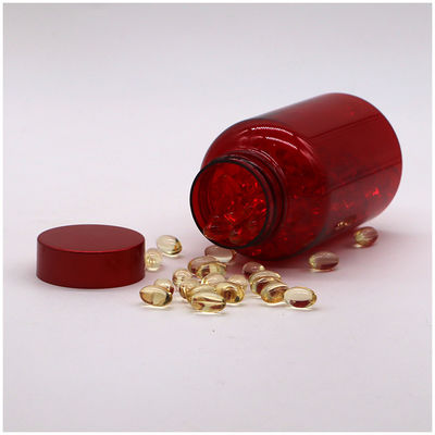 PET Plastic Type 175ML/6OZ Capsule Pill Medicine Bottle with CRC Screw Flip Top Caps