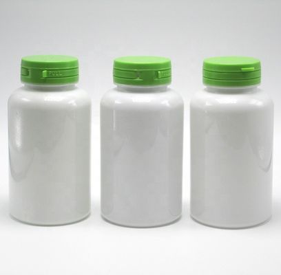 220ml PET White Round Bottle for Health Care Product Base Material PET Tear-Off Lid