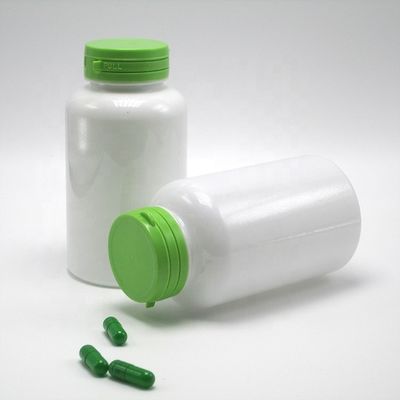 220ml PET White Round Bottle for Health Care Product Base Material PET Tear-Off Lid