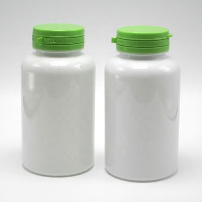 220ml PET White Round Bottle for Health Care Product Base Material PET Tear-Off Lid