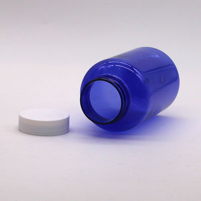 300ml/10oz Round Shape PET Plastic Bottle with Flip Top Cap for Pill Bottle Container