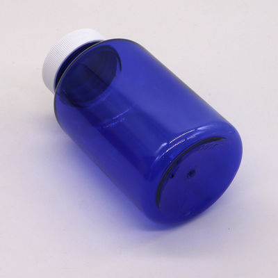 300ml/10oz Round Shape PET Plastic Bottle with Flip Top Cap for Pill Bottle Container