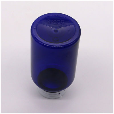 Collar Material PET 200cc Round Plastic Bottle Medicine Container with Easy Pull Ring Caps