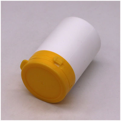 Medicine Industrial 70ml PE Round Plastic Bottle with Tear-off Lid