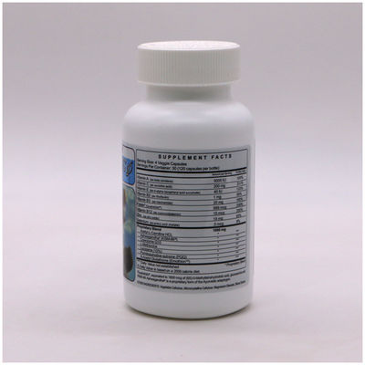 Flip Top Cap PE Bottle Wide Mouth Plastic Empty Bottles for 300ml Capsule Containers