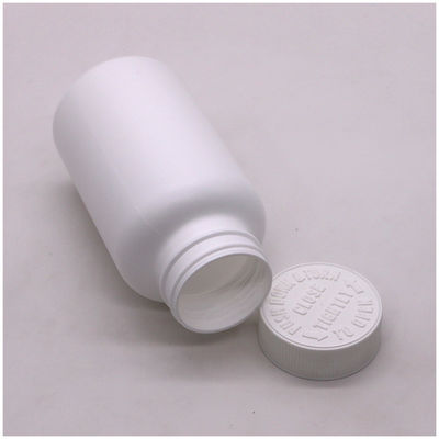 Flip Top Cap PE Bottle Wide Mouth Plastic Empty Bottles for 300ml Capsule Containers