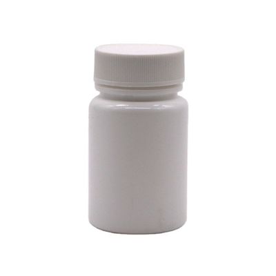 50mL PE Round Shape HDPE Plastic Bottle for Medicine Solid Tablet Capsule Storage