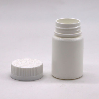 50mL PE Round Shape HDPE Plastic Bottle for Medicine Solid Tablet Capsule Storage