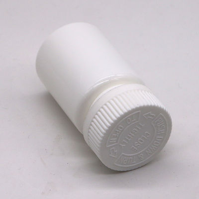 50mL PE Round Shape HDPE Plastic Bottle for Medicine Solid Tablet Capsule Storage