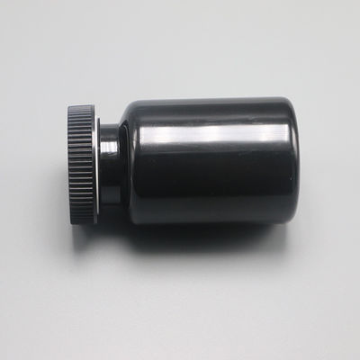 90mL PET Round Shape Plastic Bottle for Medicine Solid Tablet Capsule Storage Solution