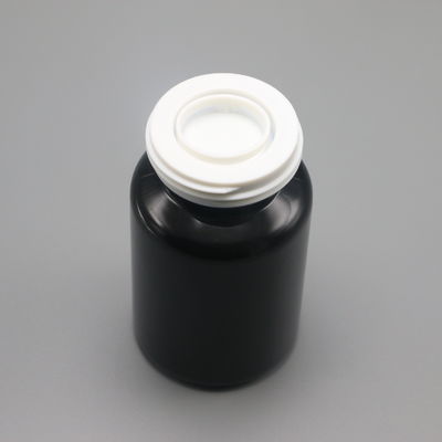 90mL PET Round Shape Plastic Bottle for Medicine Solid Tablet Capsule Storage Solution