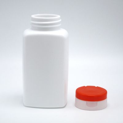 Screen Printing 190ml HDPE Square Shape Plastic Bottle for Medicine Supplement Holder