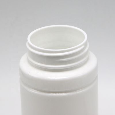 Customized Logo PE Empty Bamboo Shape Plastic Bottle with Screw Cap for Pill Capsule Tablet Medicine Supplement 5OZ 150ml