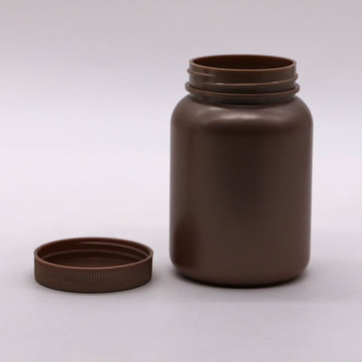 Medicine Storage Box for Solid Tablet Capsule Supplement Holder in 275mL PE Round Shape