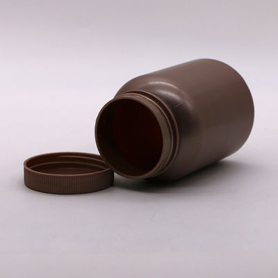 Medicine Storage Box for Solid Tablet Capsule Supplement Holder in 275mL PE Round Shape