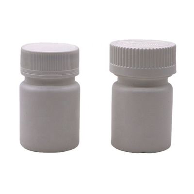 30mL Round Shape PE Plastic Bottle for Medicine Solid Tablet Capsule Storage Solution