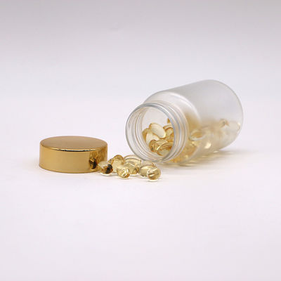 Medicine Pill Capsule Containers in 90mL PET with Frosted Finish and Screw Cap