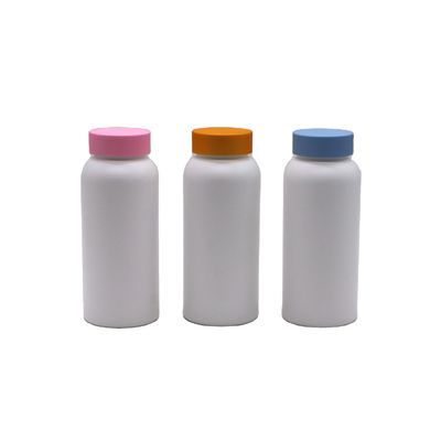 Sterile Frosted 250g Capacity PET Plastic Bottle for Eco-Friendly Supplement Storage