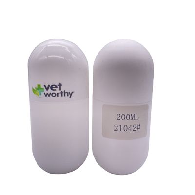 120ml/130ml/180ml/200ml/250ml HDPE Plastic Capsule Shaped Bottle for Vitamin Supplement Pill