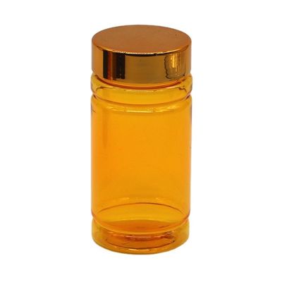 175ML Capacity PET Plastic Capsule Pill Medicine Bottle with CRC Screw Flip Top Caps