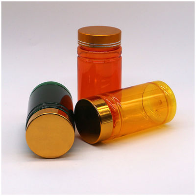 175ML Capacity PET Plastic Capsule Pill Medicine Bottle with CRC Screw Flip Top Caps