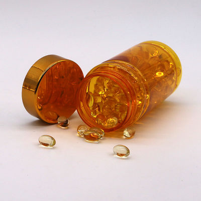 175ML Capacity PET Plastic Capsule Pill Medicine Bottle with CRC Screw Flip Top Caps