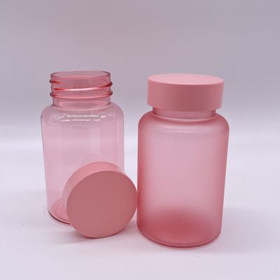 Customized 120ml PET Matte Finished Bottle with Screw Cap for Supplement Pill Capsule