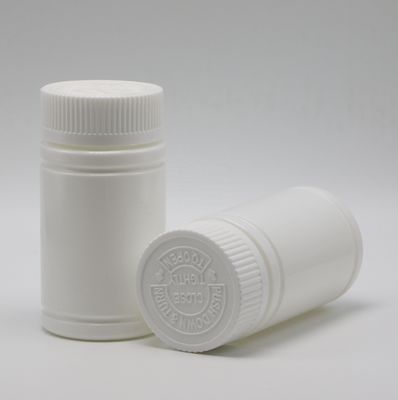 120ml Round PE Plastic Bottle with Screw Cap for Pill Capsule Tablet Medicine Supplement