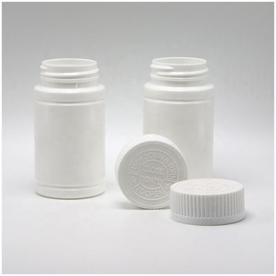 120ml Round PE Plastic Bottle with Screw Cap for Pill Capsule Tablet Medicine Supplement
