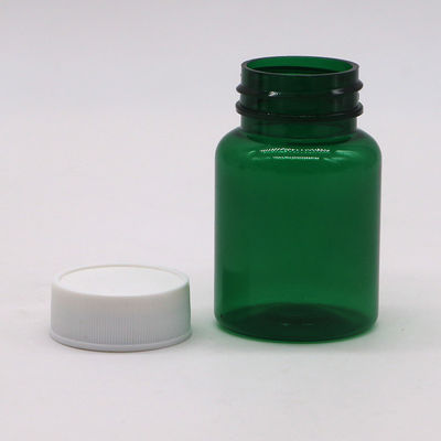 Industrial Medicine 50ml PET Plastic Bottle with Screw Cap and Custom Label Printing
