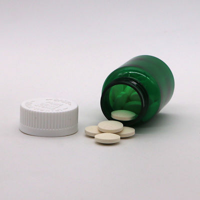 Industrial Medicine 50ml PET Plastic Bottle with Screw Cap and Custom Label Printing