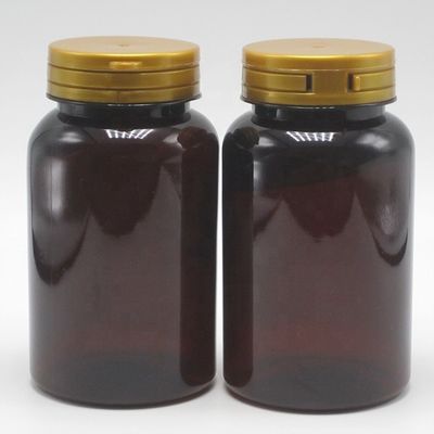 Round Shape 220ml PET Plastic Bottle with Tear-Off Cap Custom Label Printing Service