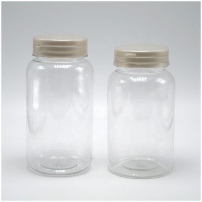 Round Shape 220ml PET Plastic Bottle with Tear-Off Cap Custom Label Printing Service
