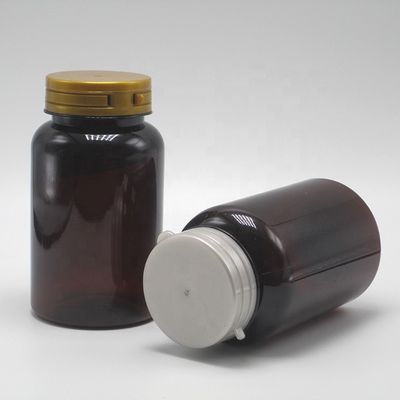 Round Shape 220ml PET Plastic Bottle with Tear-Off Cap Custom Label Printing Service