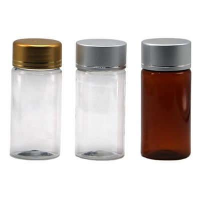 Industrial Pharmaceutical 90mL PET Straight Tube Container for Pills and Capsules