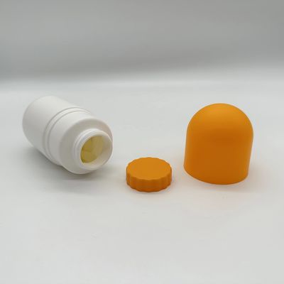 SCREW CAP 130ml HDPE Capsule Bottle for Supplement Candy Pill Tablets Plastic Medicine