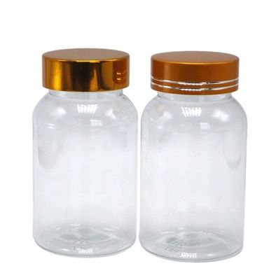 120ml Wide Mouth Flip Top Cap PET Bottle for Customized Pill Bottle Supplement Container