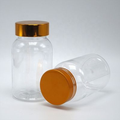 120ml Wide Mouth Flip Top Cap PET Bottle for Customized Pill Bottle Supplement Container