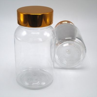 120ml Wide Mouth Flip Top Cap PET Bottle for Customized Pill Bottle Supplement Container