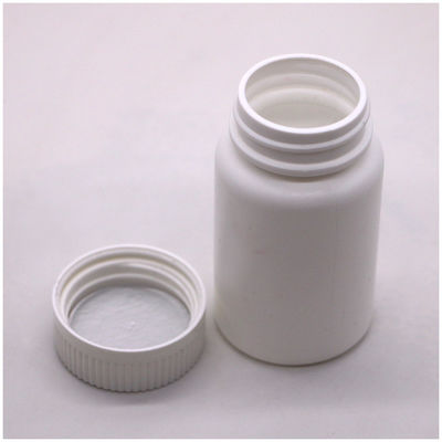 100ml PE Bottle Wide Mouth Plastic Empty Bottles Capsule Containers with Screw Cap