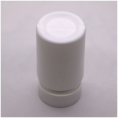 100ml PE Bottle Wide Mouth Plastic Empty Bottles Capsule Containers with Screw Cap