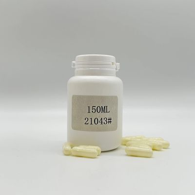 Sealed Tearing off Cap Plastic Medicine Capsule Supplement Bottles for 150ml Capacity