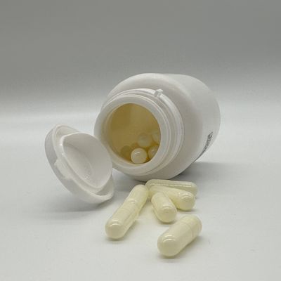 Sealed Tearing off Cap Plastic Medicine Capsule Supplement Bottles for 150ml Capacity