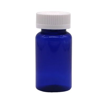 75ml Round Shape PET Plastic Bottle with Screw Cap and Custom Label Printing Service
