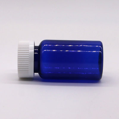 75ml Round Shape PET Plastic Bottle with Screw Cap and Custom Label Printing Service