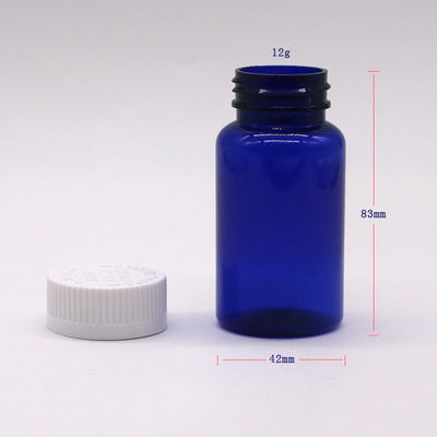75ml Round Shape PET Plastic Bottle with Screw Cap and Custom Label Printing Service