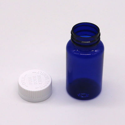 75ml Round Shape PET Plastic Bottle with Screw Cap and Custom Label Printing Service