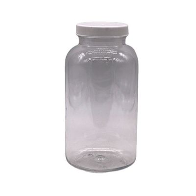Customizable Wide Mouth Pill Bottle PET Container for Medicine Supplement Packaging
