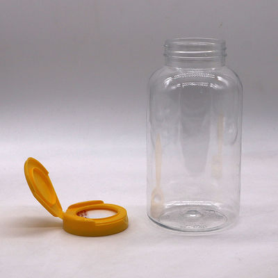 Customizable Wide Mouth Pill Bottle PET Container for Medicine Supplement Packaging